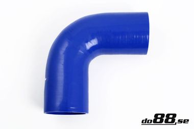 Silicone Hose Blue 90 degree 3,125'' (80mm)