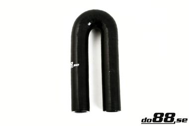 Silicone Hose Black 180 degree 0,5'' (13mm)