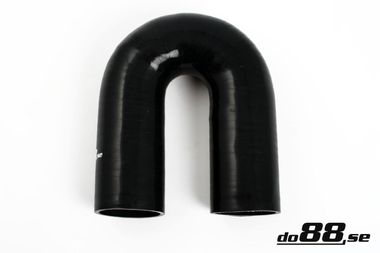 Silicone Hose Black 180 degree 2,5'' (63mm)