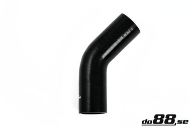 Silicone Hose Black 45 degree 2,126'' (54mm)