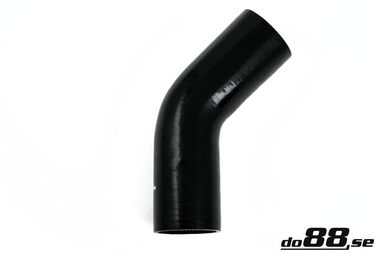 Silicone Hose Black 45 degree 3'' (76mm)