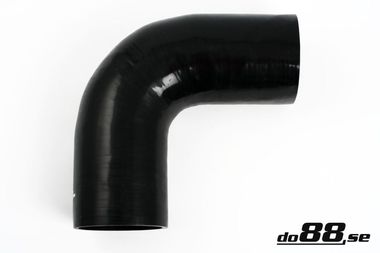 Silicone Hose Black 90 degree 4,5'' (114mm)