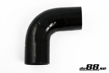 Silicone Hose Black 90 degree 3,75'' (95mm)