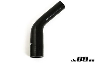 Silicone Hose Black 45 degree 0,75 - 1,25'' (19-32mm)