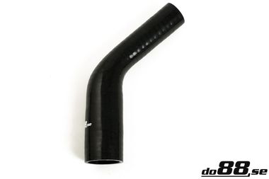 Silicone Hose Black 45 degree 1,25 - 1,5'' (32-38mm)