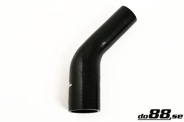 Silicone Hose Black 45 degree 1,5 - 1,625'' (38-41mm)