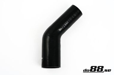 Silicone Hose Black 45 degree 2,375 - 3,25'' (60-83mm)