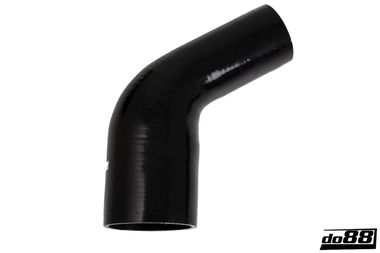 Silicone Hose Black 60 degree 2,5 - 3,25'' (63-83mm)