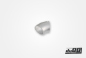 Aluminum pipe 45° 25x3 mm, short radius