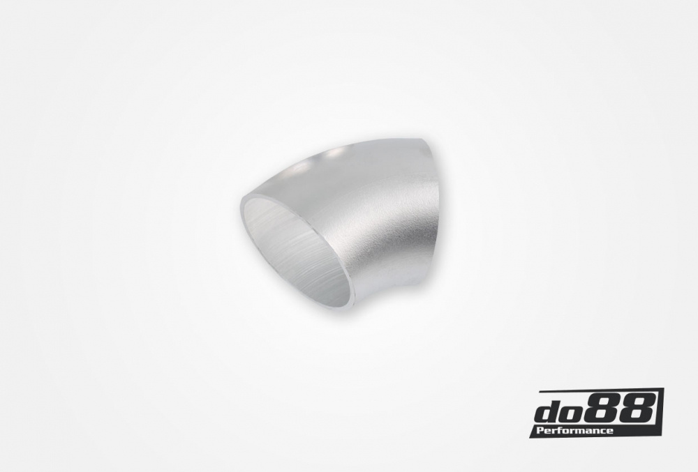 Aluminum pipe 45° 76x3 mm, long radius Aluminum pipe 45° 76x3 mm, long radius