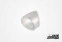 Aluminum pipe 45° 76x3 mm, short radius Aluminum pipe 45° 76x3 mm, short radius