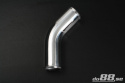 Aluminium pipe 45 degree 3,125\'\' (80mm)