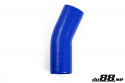 Silicone Hose Blue 25 degree 2,875\'\' (73mm)