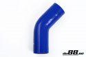 Silicone Hose Blue 45 degree 2,75\'\' (70mm)