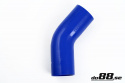 Silicone Hose Blue 45 degree 3,125\'\' (80mm)