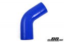 Silicone Hose Blue 60 degree 4\'\' (102mm)