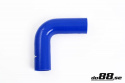 Silicone Hose Blue 90 degree 1,375\'\' (35mm)