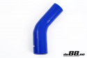 Silicone Hose Blue 45 degree 1,375 - 1,75\'\' (35-45mm)