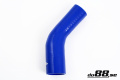 Silicone Hose Blue 45 degree 1,75 - 2,5'' (45-63mm) Silicone Hose Blue 45 degree 1,75 - 2,5'' (45-63mm)