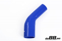 Silicone Hose Blue 45 degree 2,375 - 2,5\'\' (60 - 63mm)