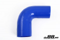 Silicone Hose Blue 90 degree 3,25 - 3,5'' (83-89mm) Silicone Hose Blue 90 degree 3,25 - 3,5'' (83-89mm)