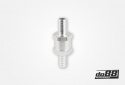 One way non return valve for 12mm hose, Aluminium  One way non return valve for 12mm hose, Aluminium