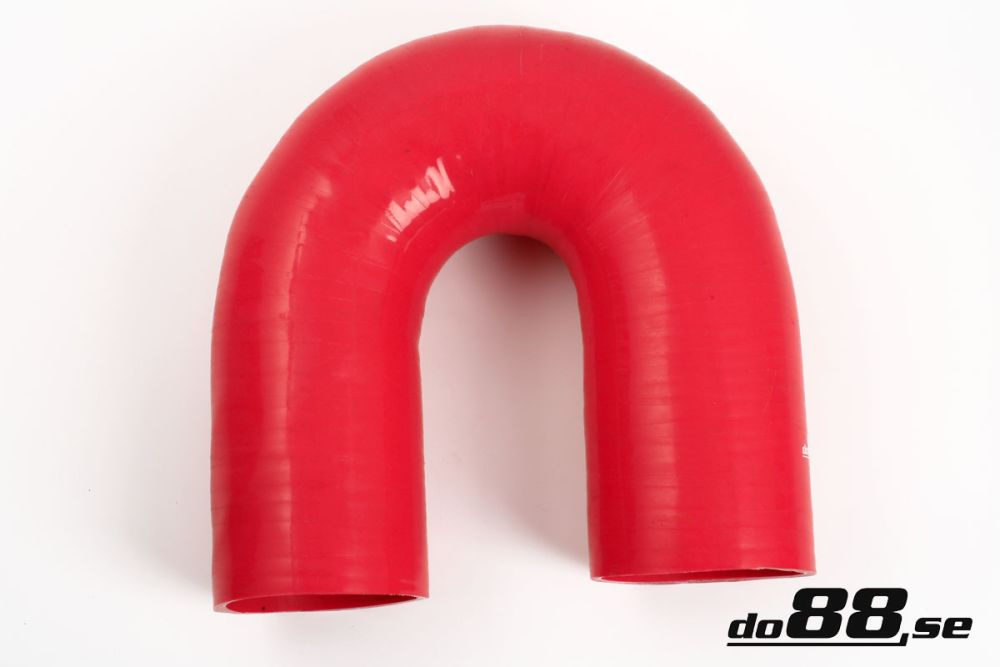 Silicone Hose Red 180 degree 3,25'' (83mm)