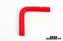 Silicone Hose Red 90 degree 0,875\'\' (22mm) Silicone Hose Red 90 degree 0,875\'\' (22mm)