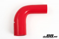 Silicone Hose Red 90 degree 2 - 2,25'' (51 - 57mm) Silicone Hose Red 90 degree 2 - 2,25'' (51 - 57mm)