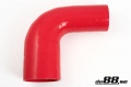 Silicone Hose Red 90 degree 3 - 4'' (76 - 102mm) Silicone Hose Red 90 degree 3 - 4'' (76 - 102mm)