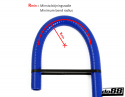 Silicone Hose Red Flexible smooth 1,5\'\' (38mm)