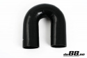 Silicone Hose Black 180 degree 4\'\' (102mm)