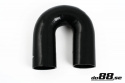 Silicone Hose Black 180 degree 4,25\'\' (108mm) Silicone Hose Black 180 degree 4,25\'\' (108mm)