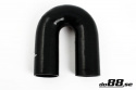 Silicone Hose Black 180 degree 2,375\'\' (60mm) Silicone Hose Black 180 degree 2,375\'\' (60mm)