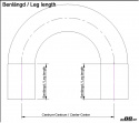 Silicone Hose Black 180 degree 2,875\'\' (73mm)