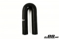 Silicone Hose Black 180 degree 0,375'' (9,5mm) Silicone Hose Black 180 degree 0,375'' (9,5mm)