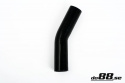 Silicone Hose Black 25 degree 1,5\'\' (38mm)
