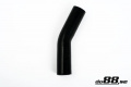 Silicone Hose Black 25 degree 1,625'' (41mm) Silicone Hose Black 25 degree 1,625'' (41mm)