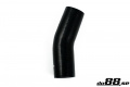 Silicone Hose Black 25 degree 2,5'' (63mm) Silicone Hose Black 25 degree 2,5'' (63mm)