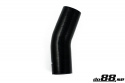 Silicone Hose Black 25 degree 2,56\'\' (65mm)