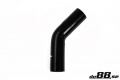 Silicone Hose Black 45 degree 1,5'' (38mm) Silicone Hose Black 45 degree 1,5'' (38mm)
