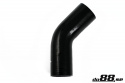 Silicone Hose Black 45 degree 2,875\'\' (73mm)