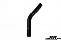 Silicone Hose Black 45 degree 0,375\'\' (9,5mm)