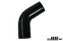 Silicone Hose Black 60 degree 4,25\'\' (108mm)