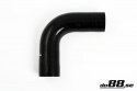 Silicone Hose Black 90 degree 1,18\'\' (30mm)