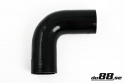 Silicone Hose Black 90 degree 2,375\'\' (60mm)
