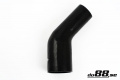 Silicone Hose Black 45 degree 3 - 4'' (76 - 102mm) Silicone Hose Black 45 degree 3 - 4'' (76 - 102mm)