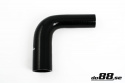 Silicone Hose Black 90 degree 1,25 - 1,5\'\' (32 - 38mm)