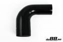 Silicone Hose Black 90 degree 2,5 - 3,125\'\' (63-80mm)