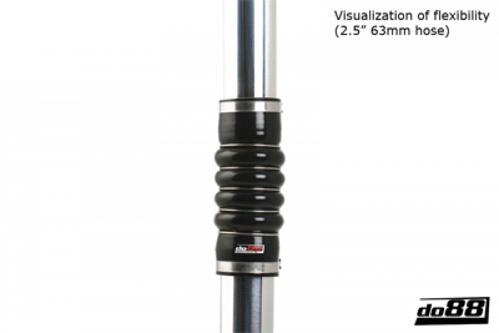 Silicone Hose Black 4-Humps 3,5\'\' (89mm) Silicone Hose Black 4-Humps 3,5\'\' (89mm)